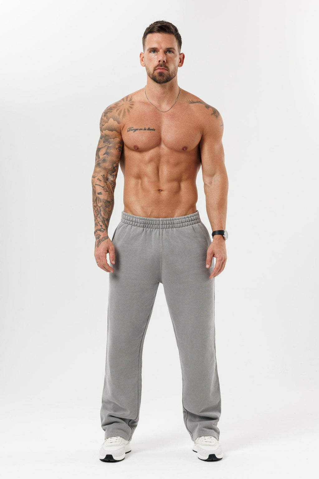 LEGEND LONDON JOGGER - RELAXED JOGGER - WASHED GREY