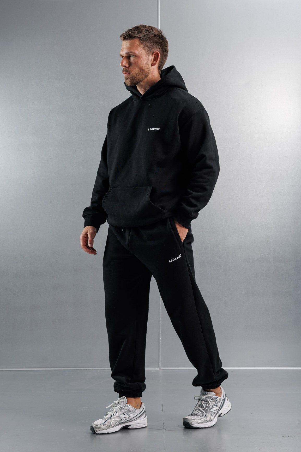 Legend London Joggers RELAXED JOGGER - BLACK