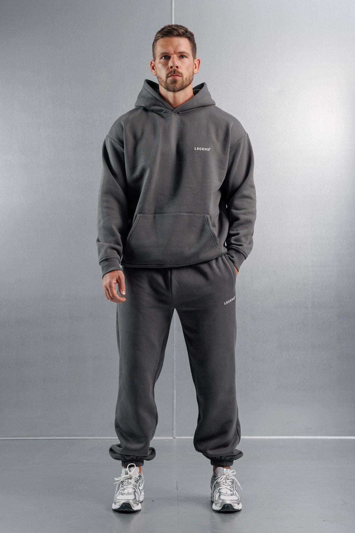 Legend London Joggers RELAXED JOGGER - DARK GREY