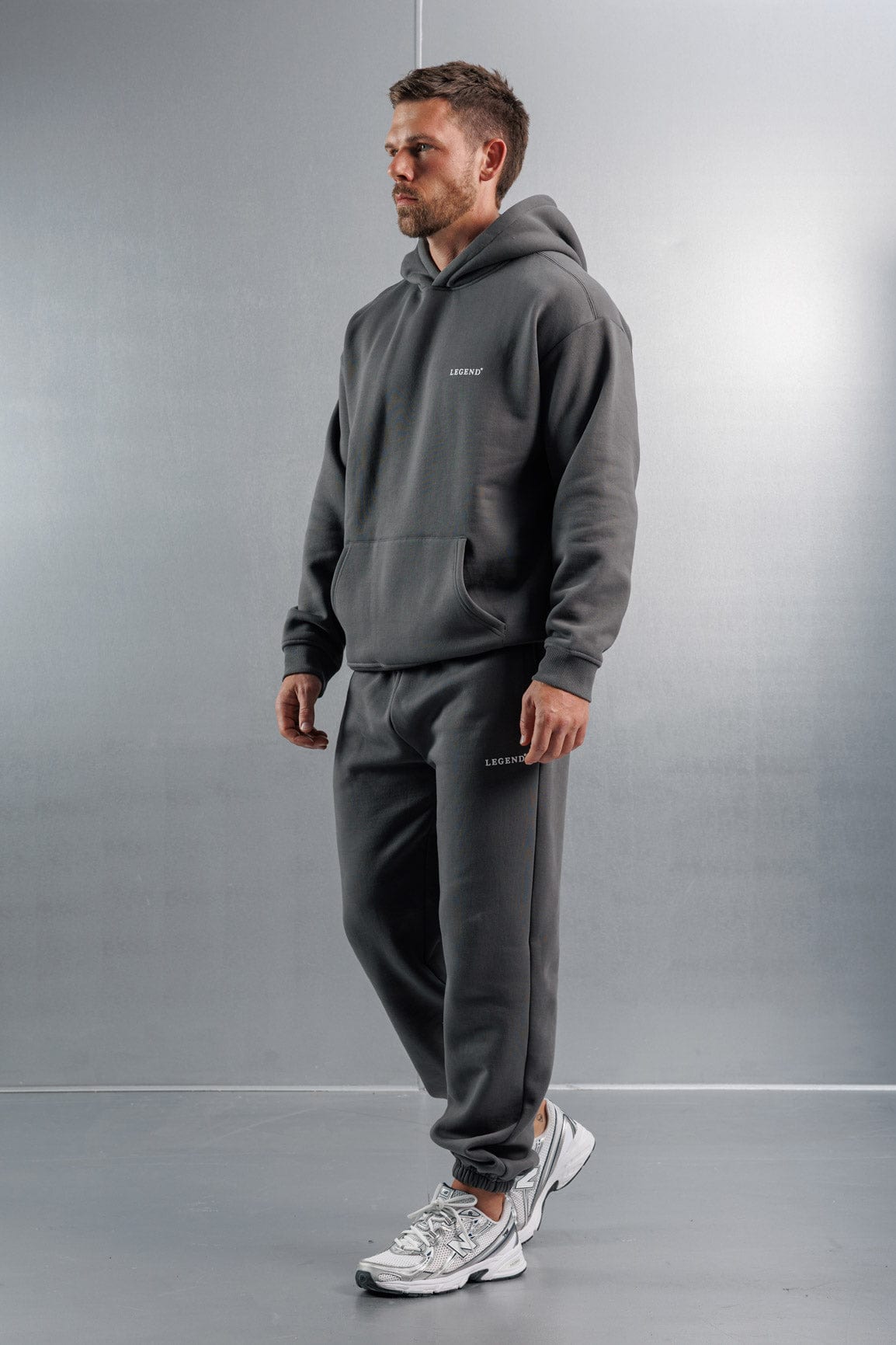 Legend London Joggers RELAXED JOGGER - DARK GREY