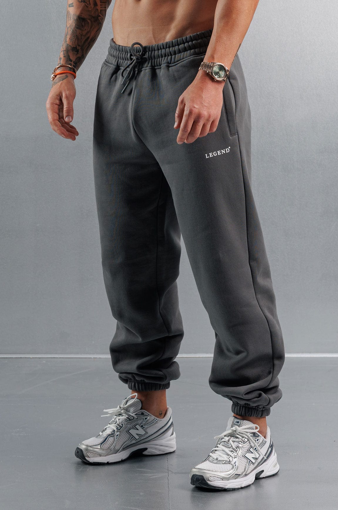 Legend London Joggers RELAXED JOGGER - DARK GREY