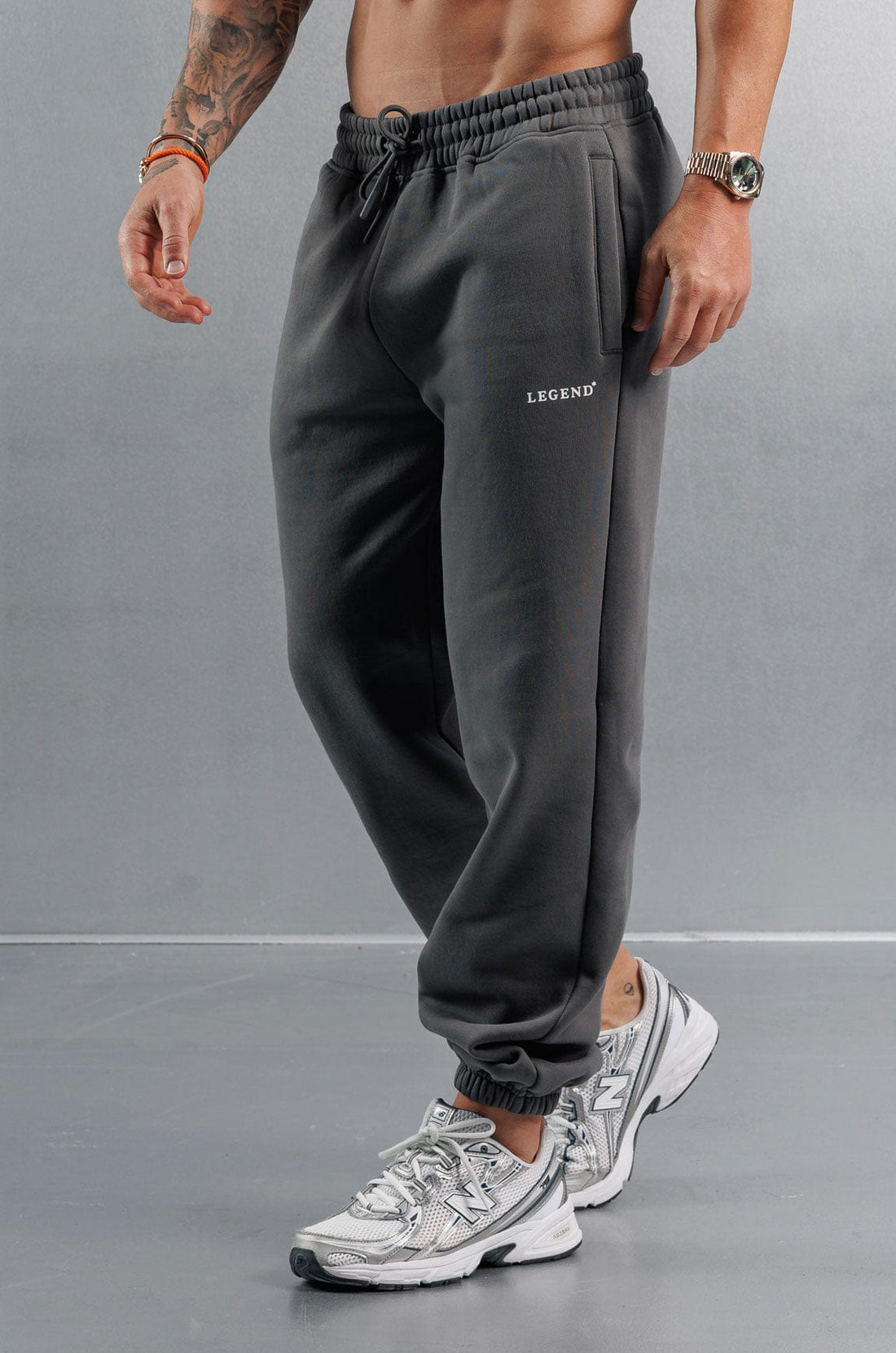 Legend London Joggers RELAXED JOGGER - DARK GREY