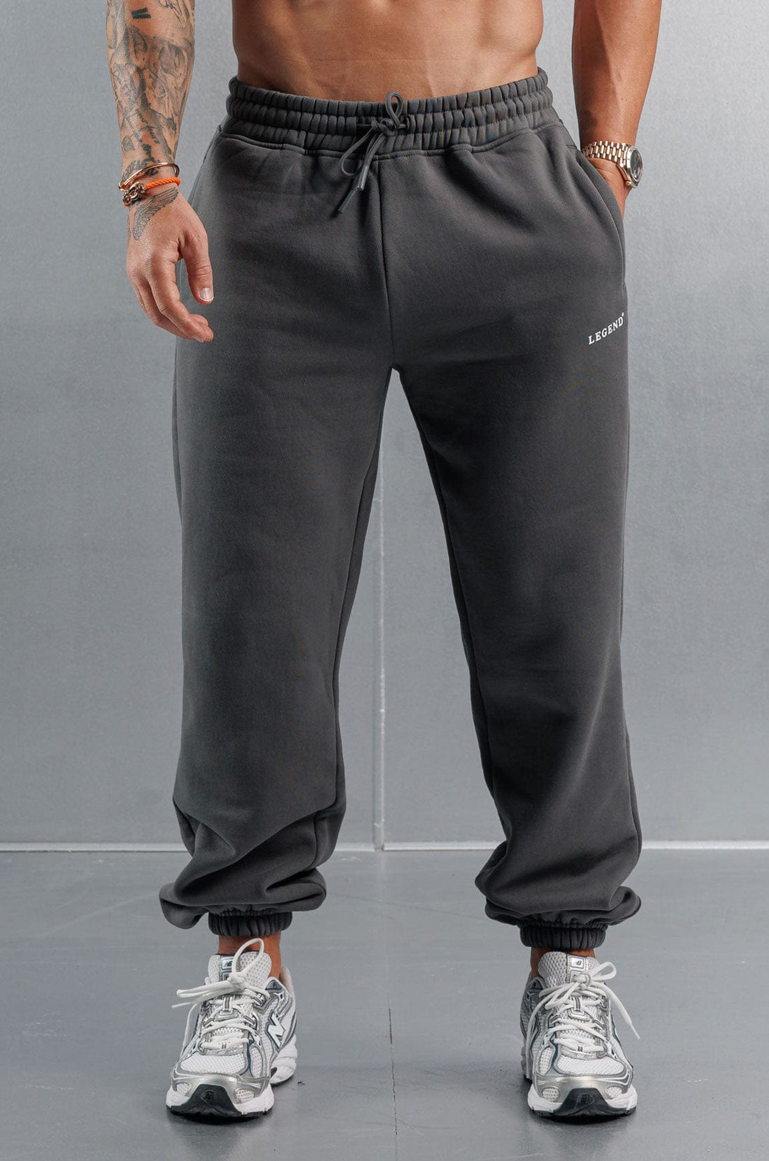 Legend London Joggers RELAXED JOGGER - DARK GREY