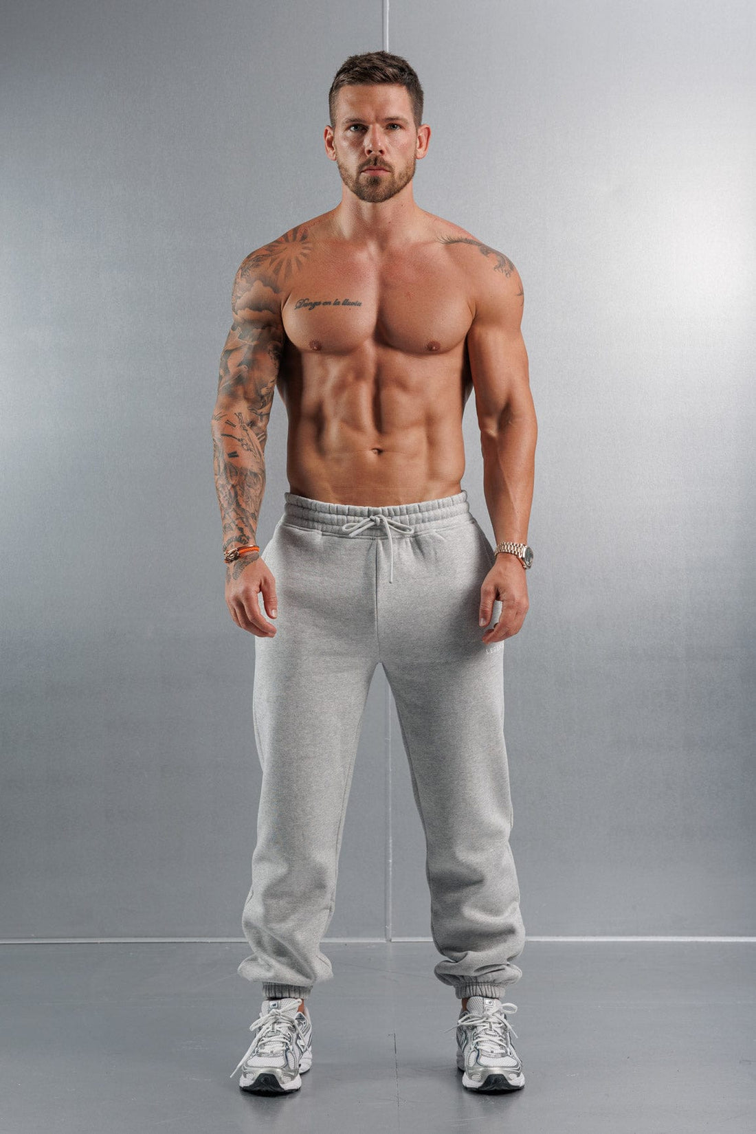 Legend London Joggers RELAXED JOGGER - GREY MARL