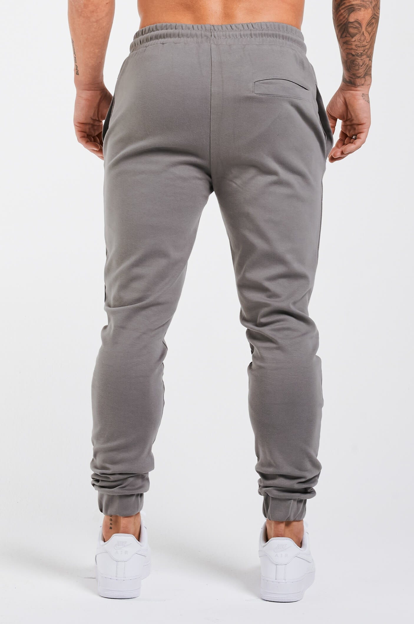 SKINNY JOGGER - DARK GREY – Legend London