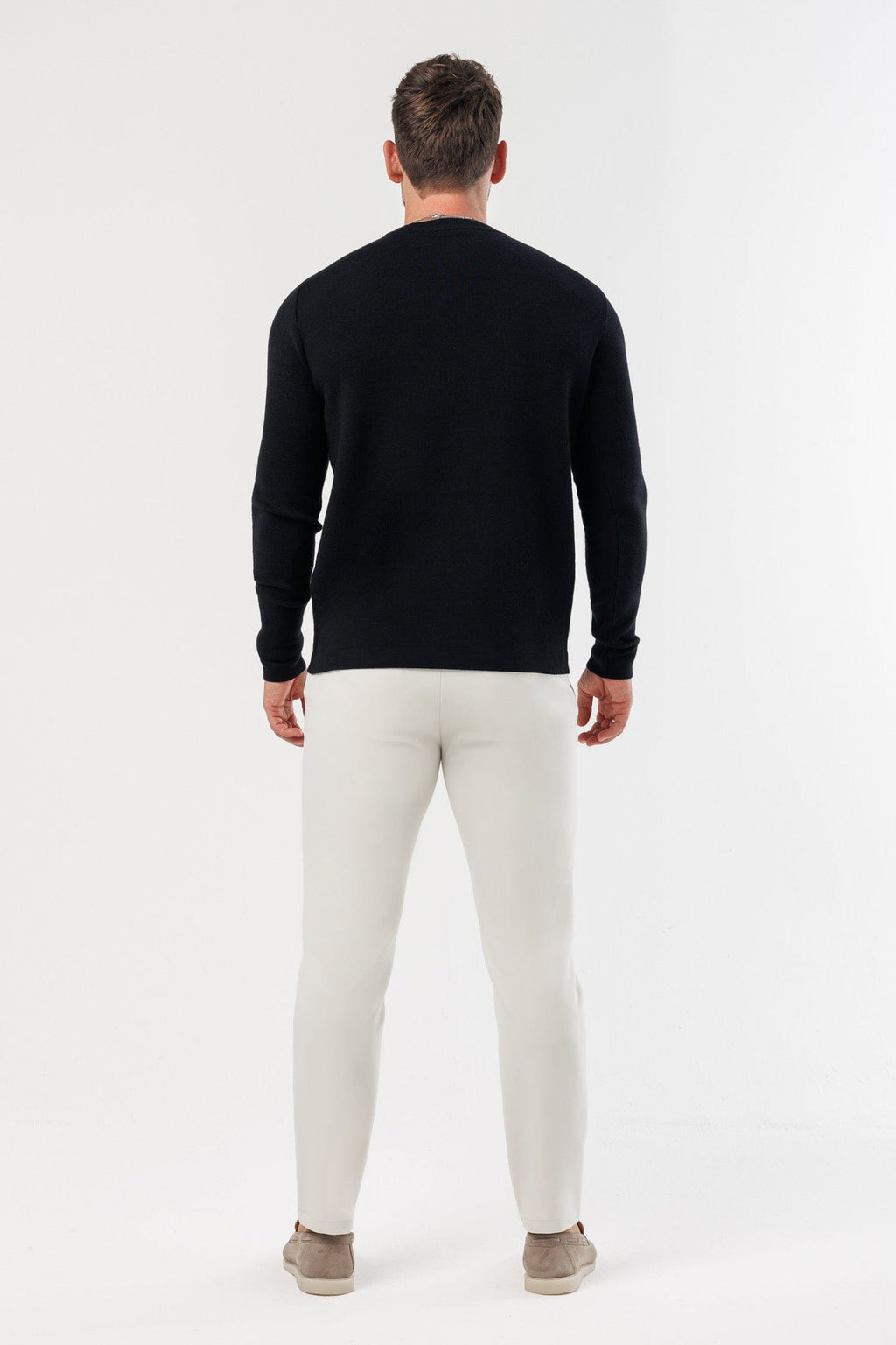 Legend London KNITWEAR LUXE KNIT SWEATER - BLACK
