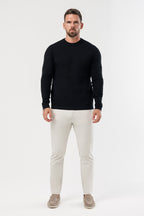 Legend London KNITWEAR LUXE KNIT SWEATER - BLACK