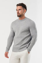 Legend London KNITWEAR LUXE KNIT SWEATER - GREY