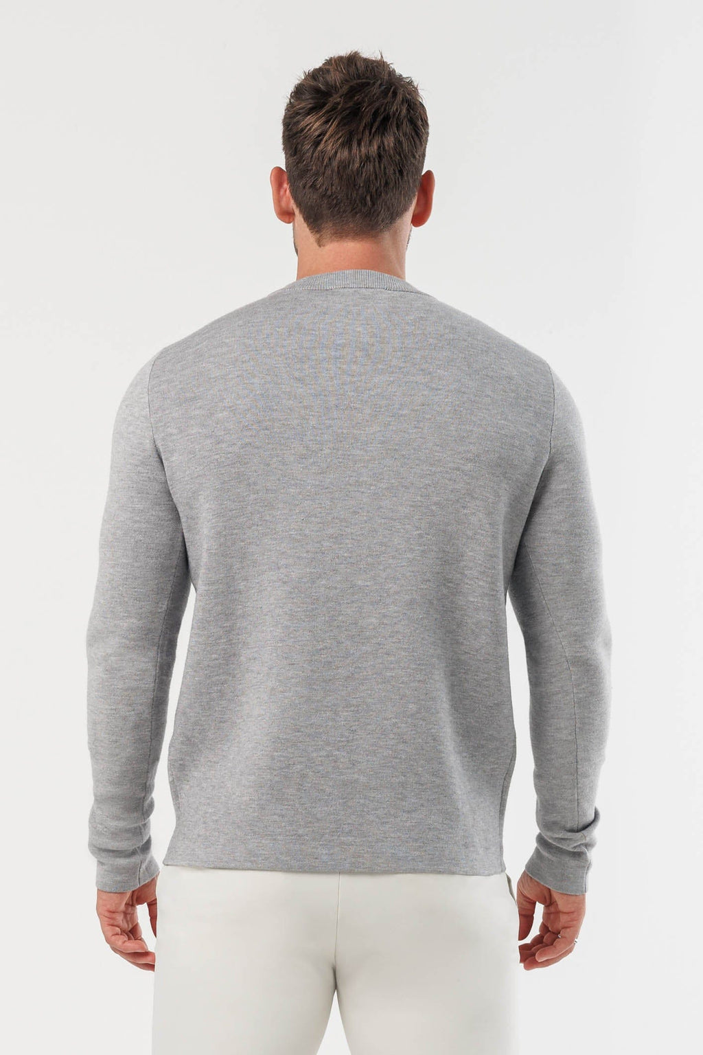 Legend London KNITWEAR LUXE KNIT SWEATER - GREY