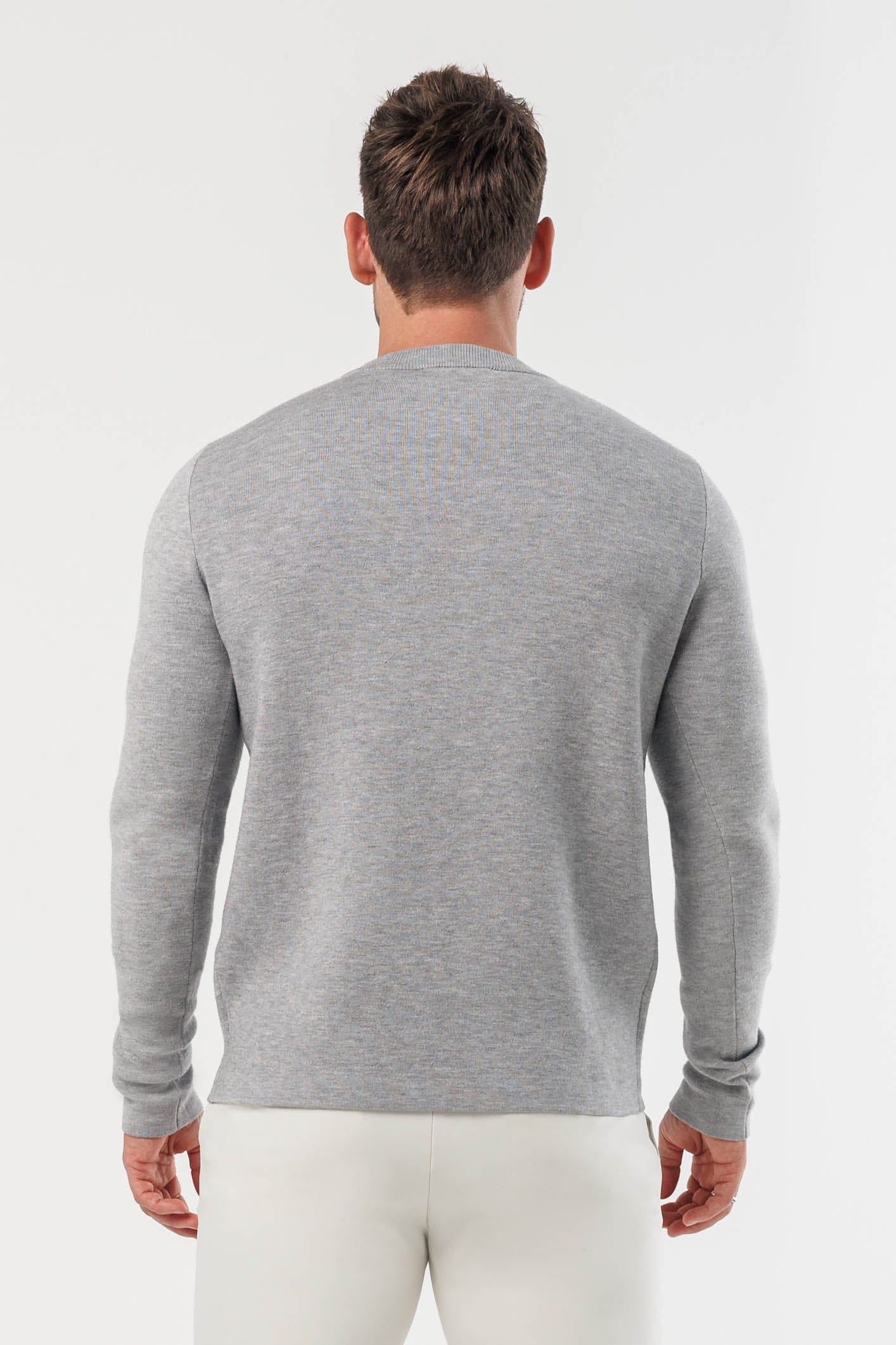 Legend London KNITWEAR LUXE KNIT SWEATER - GREY