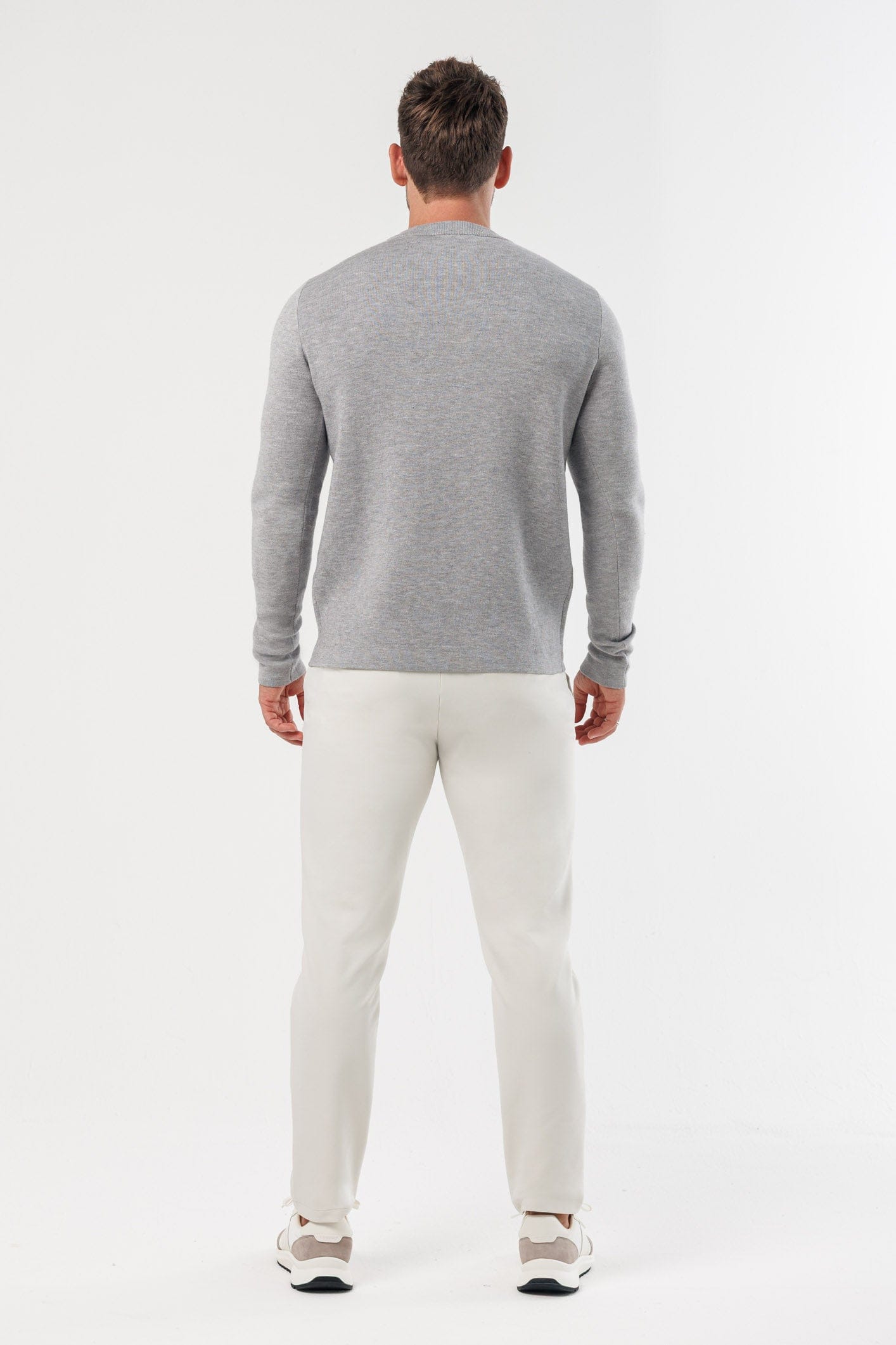 Legend London KNITWEAR LUXE KNIT SWEATER - GREY