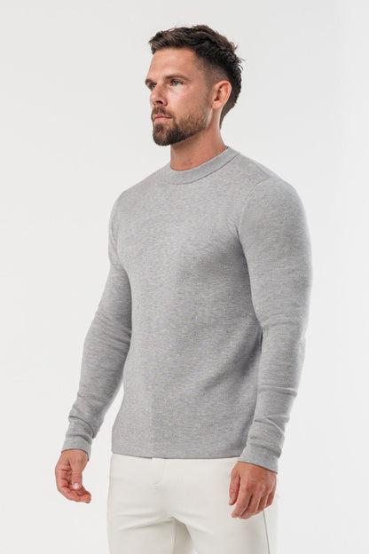 Legend London KNITWEAR LUXE KNIT SWEATER - GREY