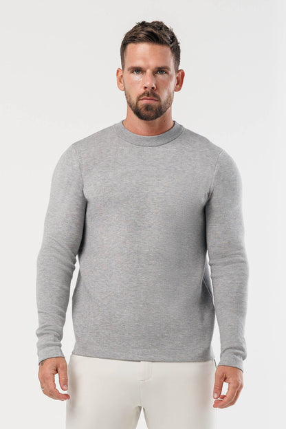 Legend London KNITWEAR LUXE KNIT SWEATER - GREY