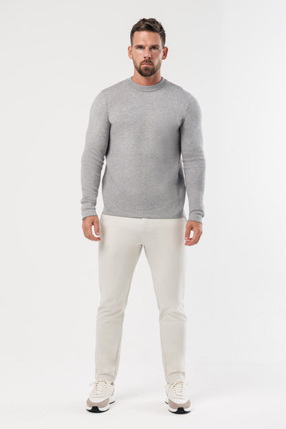 Legend London KNITWEAR LUXE KNIT SWEATER - GREY