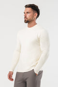 Legend London STRICKMODE LUXUS-STRICKPULLOVER - HELLCREME