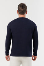 Legend London KNITWEAR LUXE KNIT SWEATER - NAVY