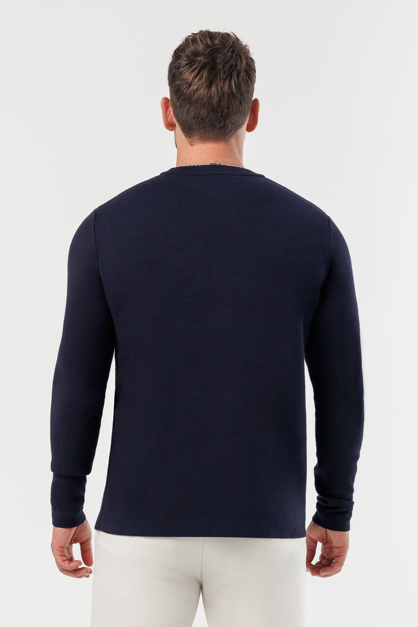 Legend London KNITWEAR LUXE KNIT SWEATER - NAVY