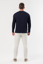 Legend London KNITWEAR LUXE KNIT SWEATER - NAVY