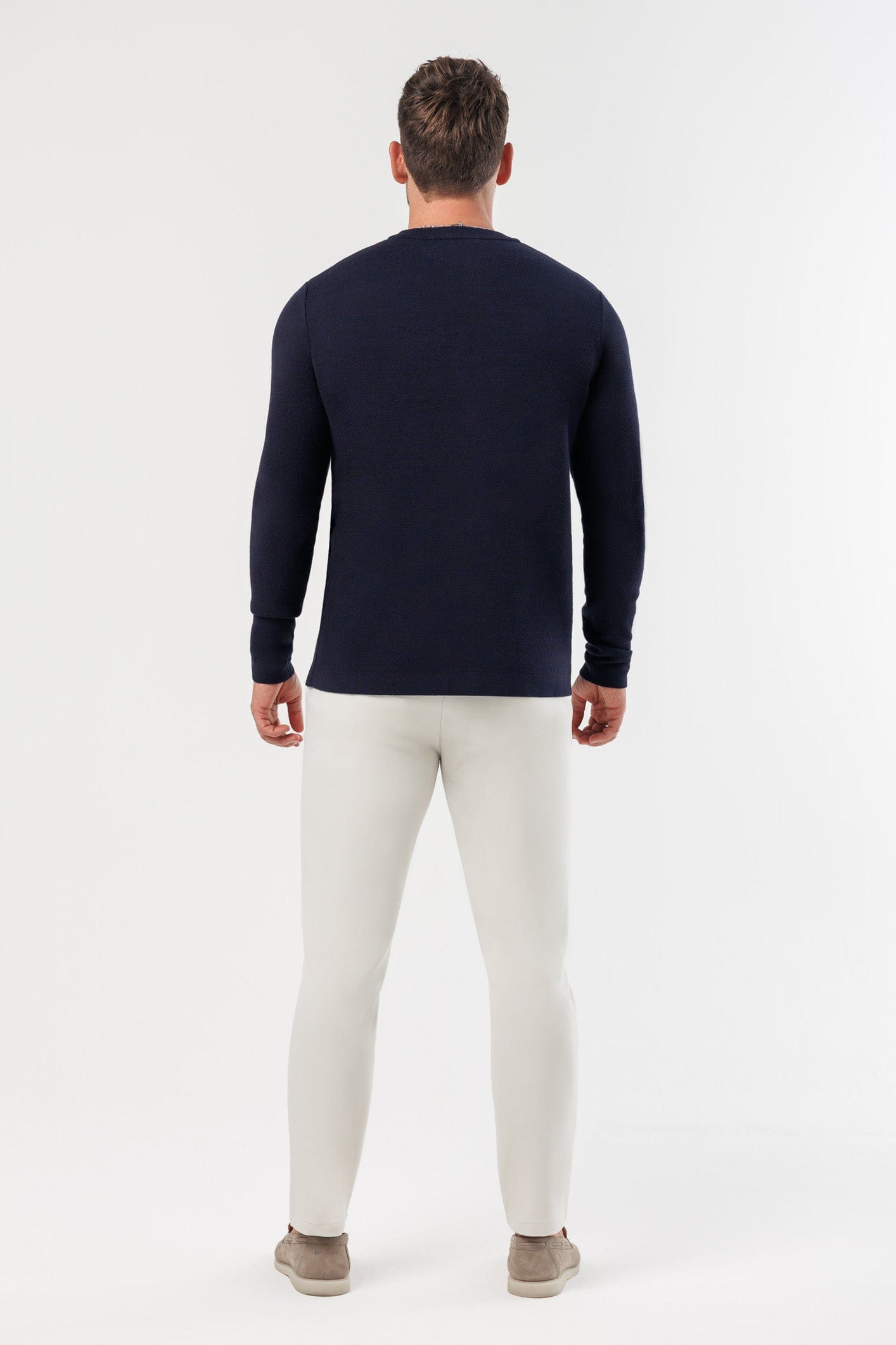 Legend London KNITWEAR LUXE KNIT SWEATER - NAVY