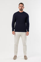 Legend London KNITWEAR LUXE KNIT SWEATER - NAVY