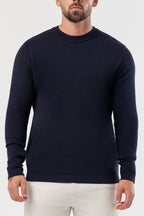 Legend London KNITWEAR LUXE KNIT SWEATER - NAVY
