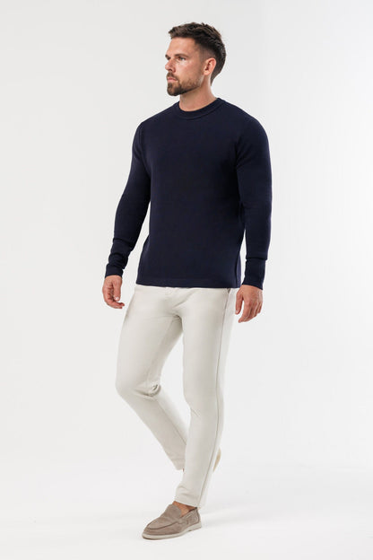 Legend London KNITWEAR LUXE KNIT SWEATER - NAVY