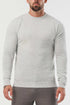 Legend London KNITWEAR RIDGE KNIT SWEATER - GREY MARL