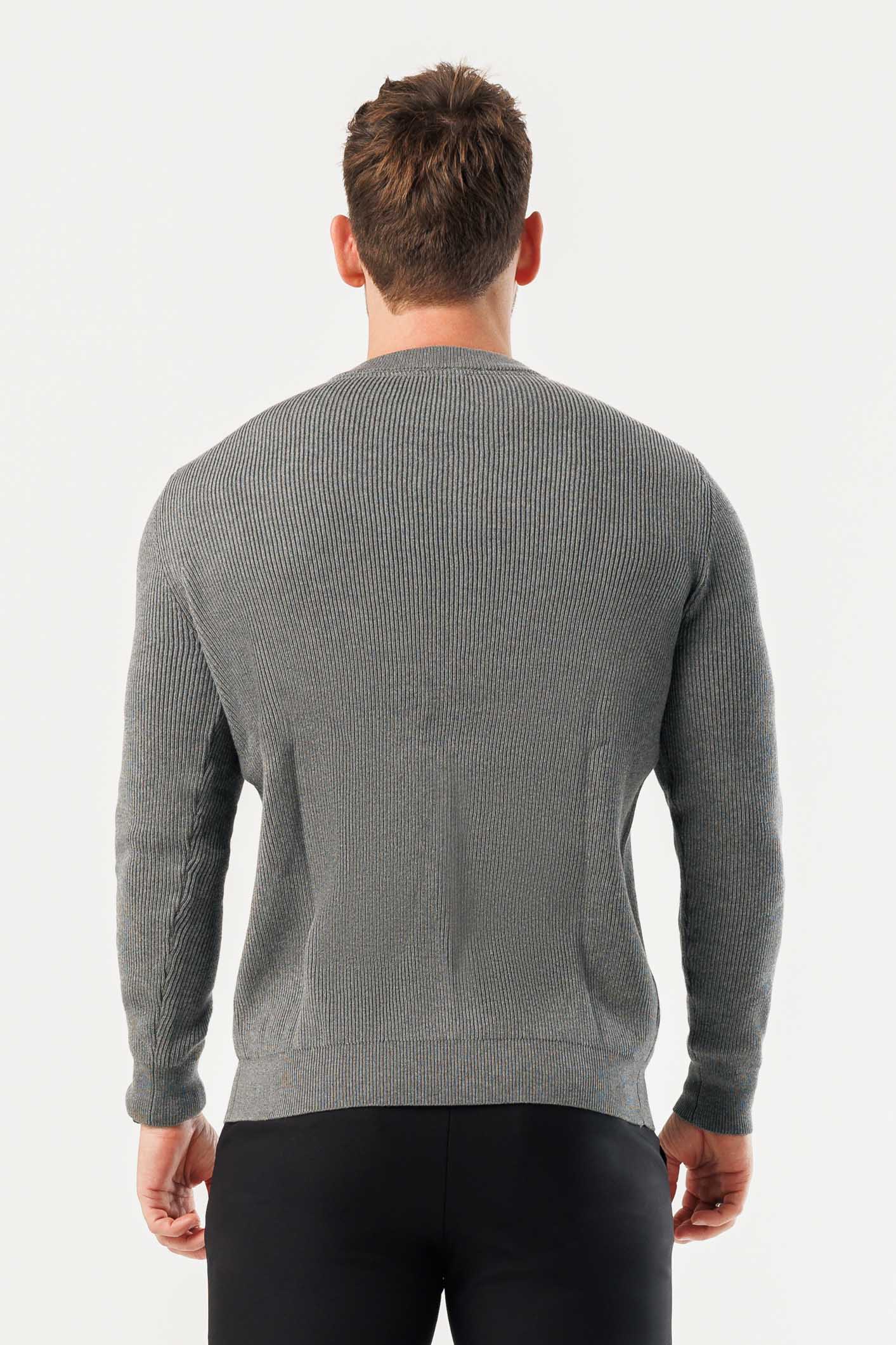 Legend London KNITWEAR - SWEATER COAST SWEATSHIRT - DARK GREY