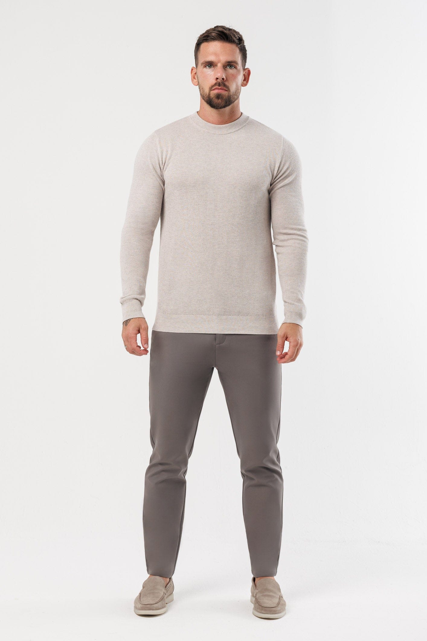 Legend London KNITWEAR - SWEATER COAST SWEATSHIRT - DEEP STONE