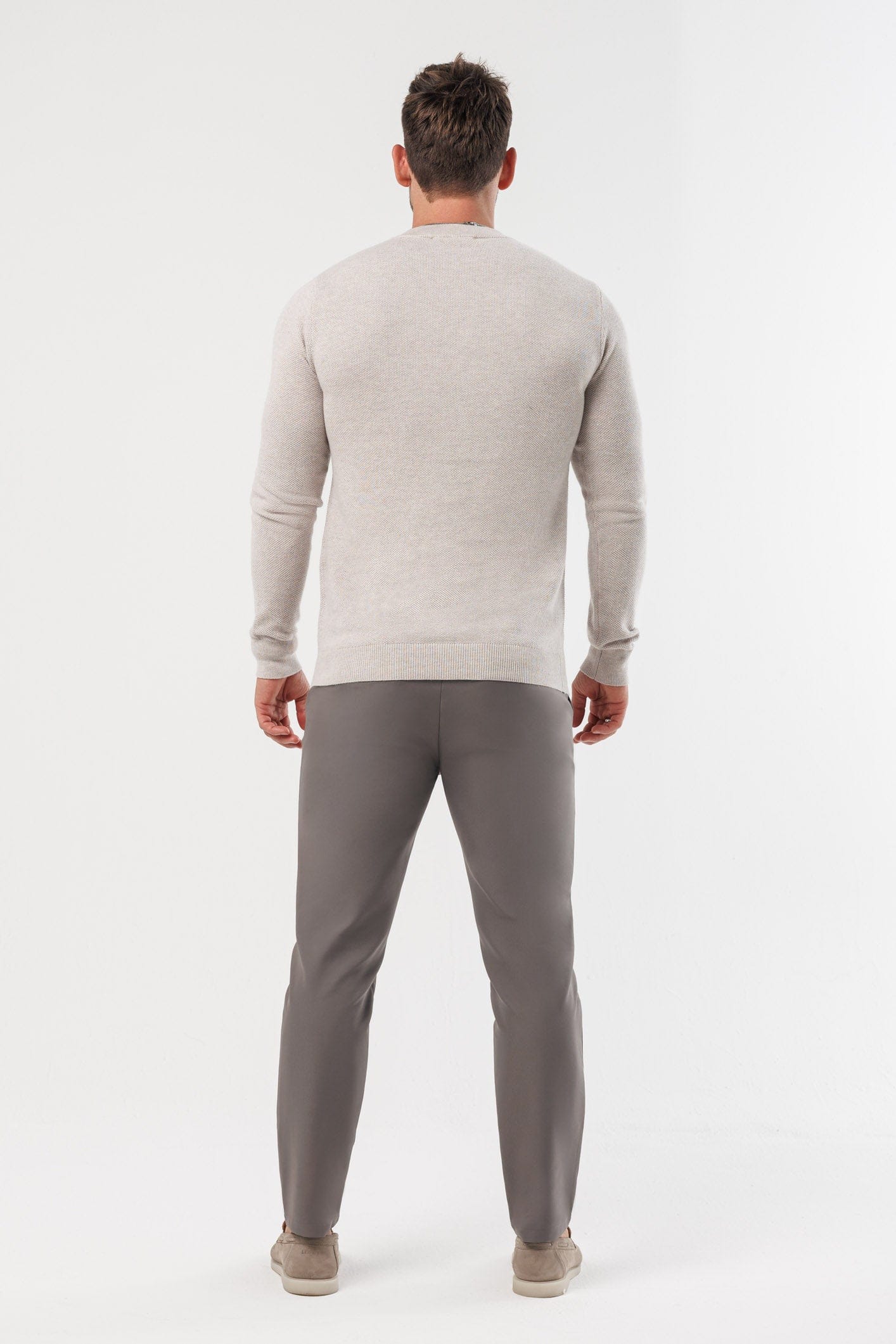 Legend London KNITWEAR - SWEATER COAST SWEATSHIRT - DEEP STONE