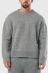 LEGEND LONDON KNITWEAR - SWEATER KNIT SWEATER - GREY MARL