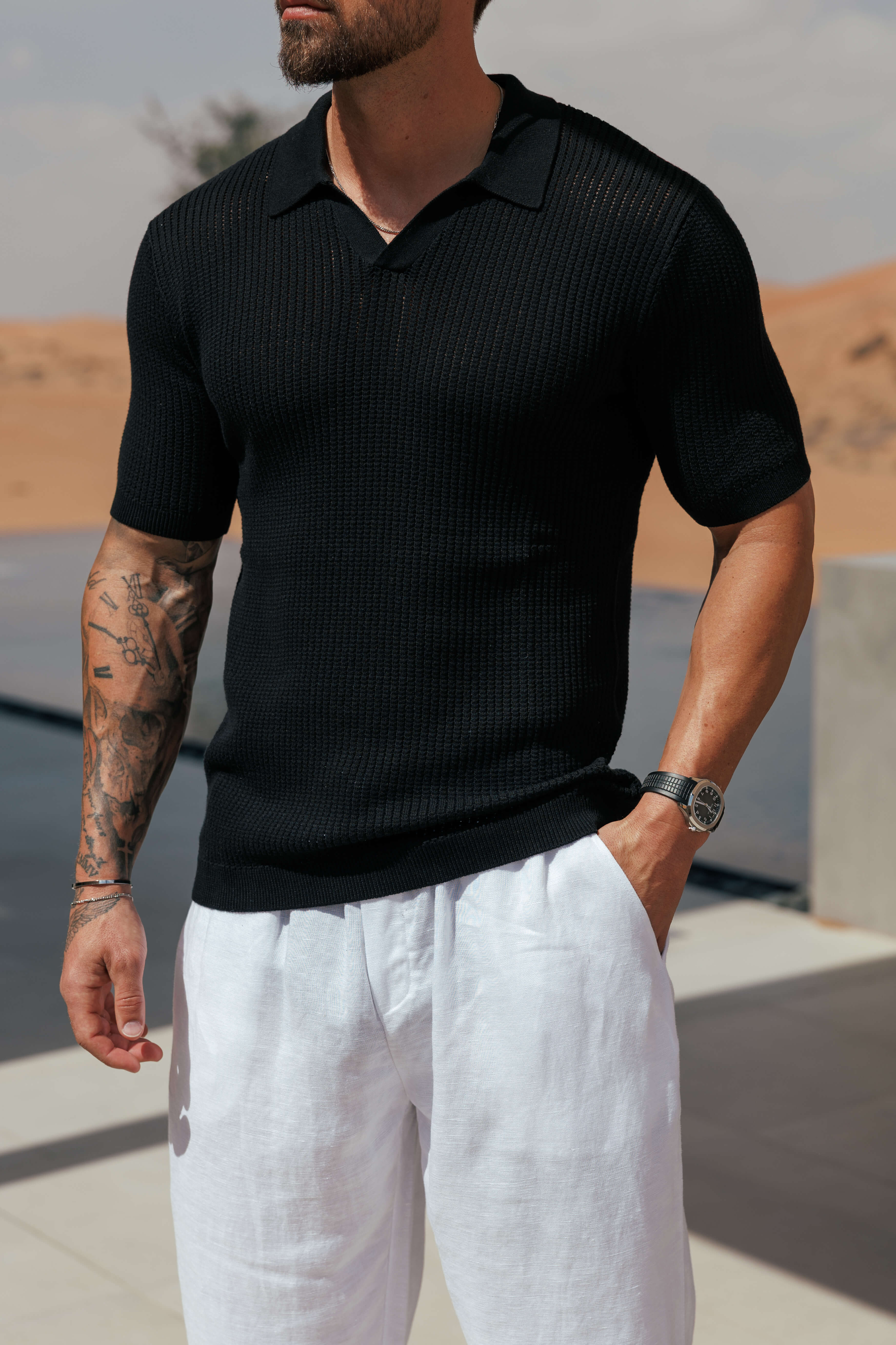 Legend London POLO AERO POLO - BLACK