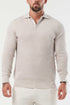 Legend London Polo - COAST COAST LONG SLEEVE POLO - DEEP STONE
