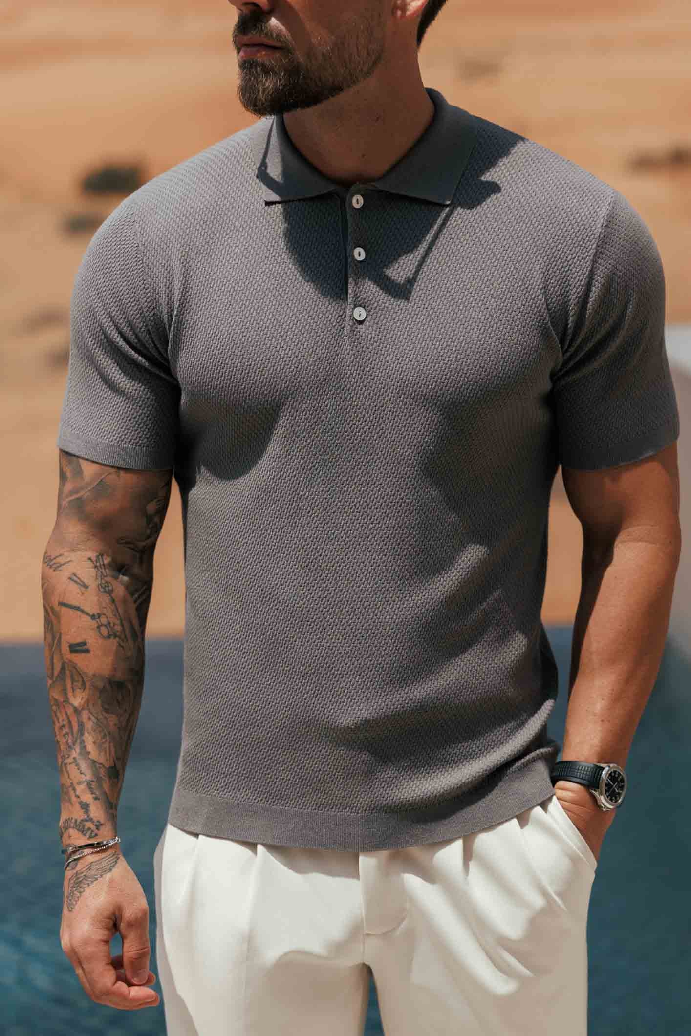 Legend London POLO COAST POLO - DARK GREY