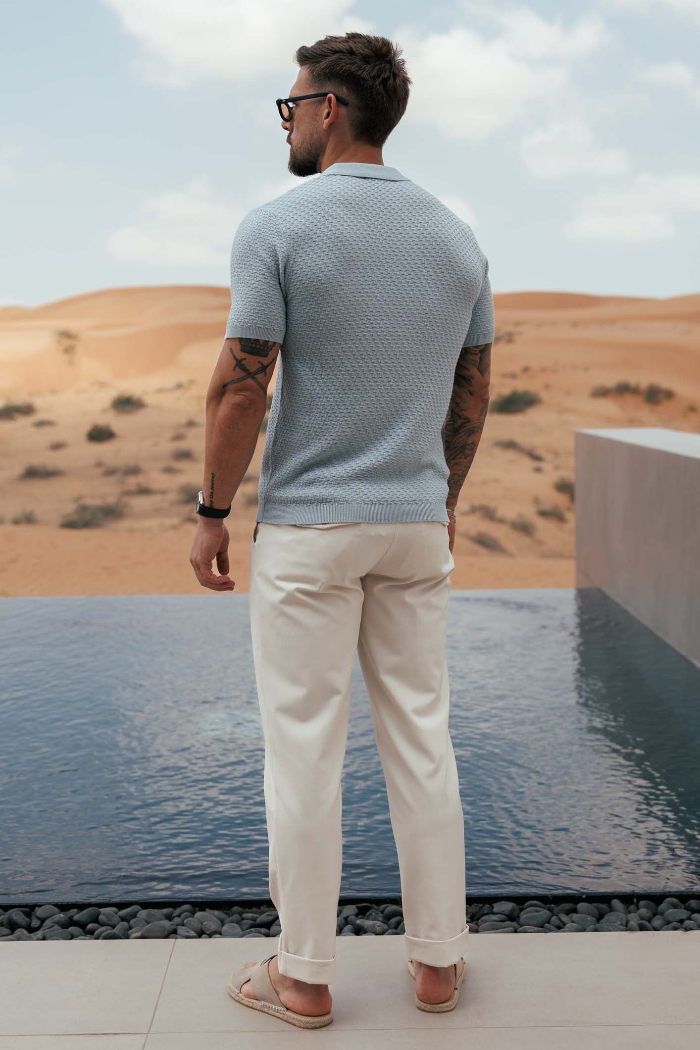 Legend London POLO NOIR POLO - BABY BLUE