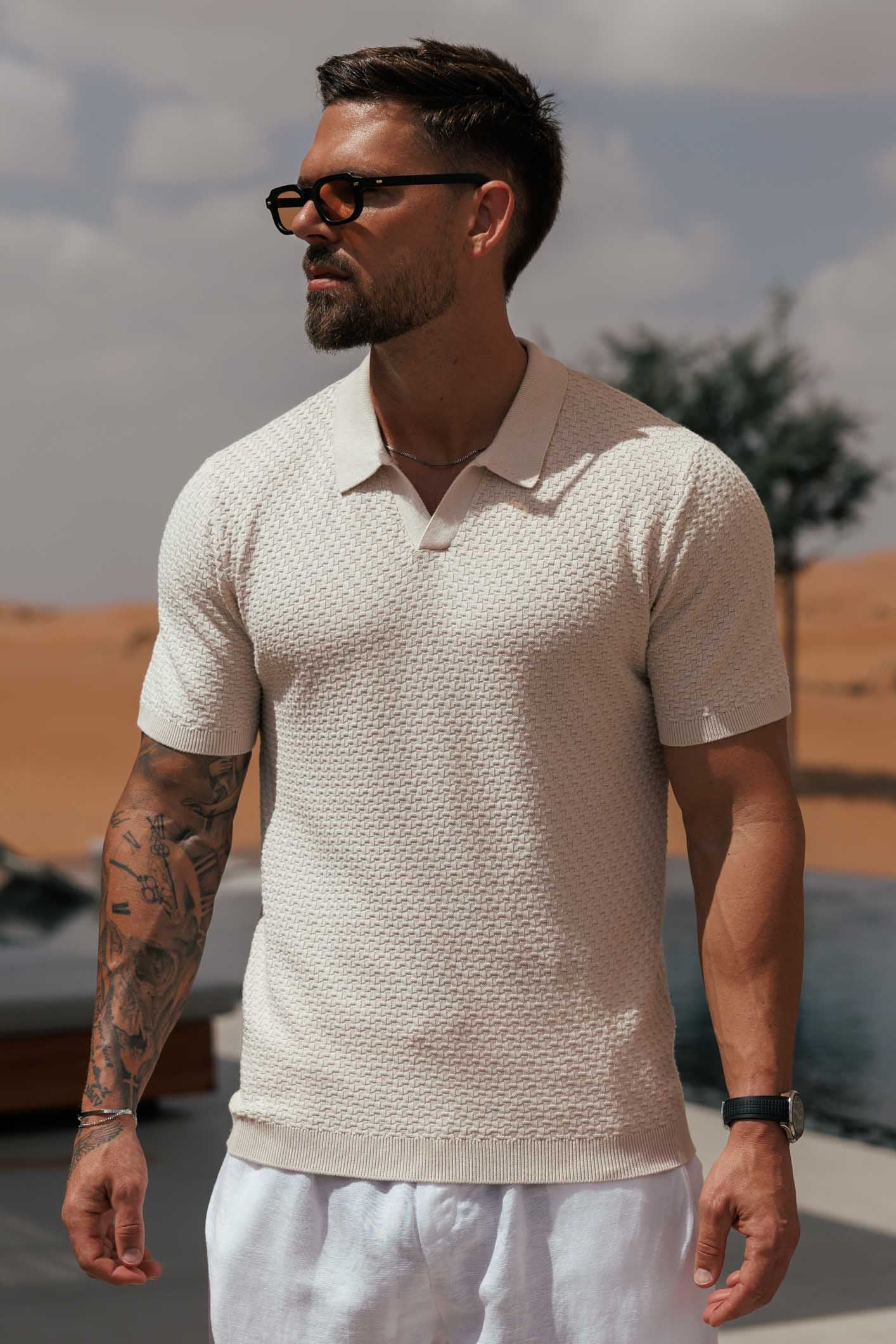 Legend London POLO NOIR POLO - CREAM