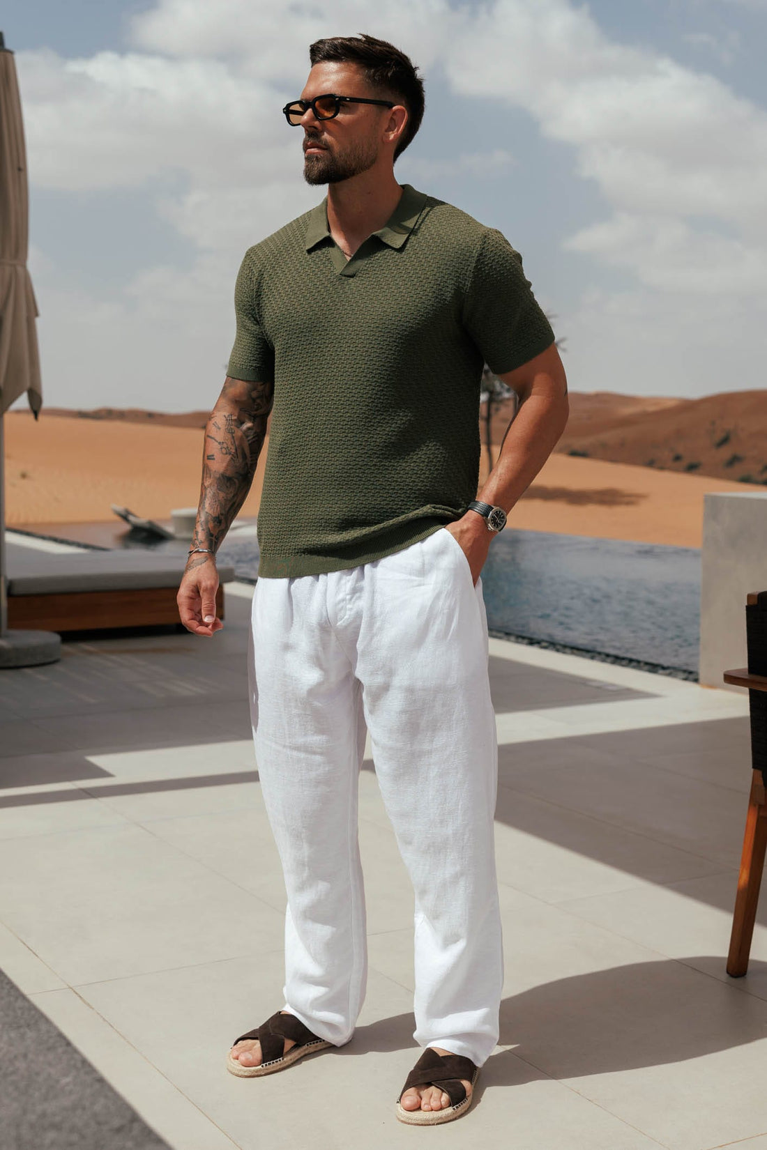 Legend London POLO NOIR POLO - OLIVE