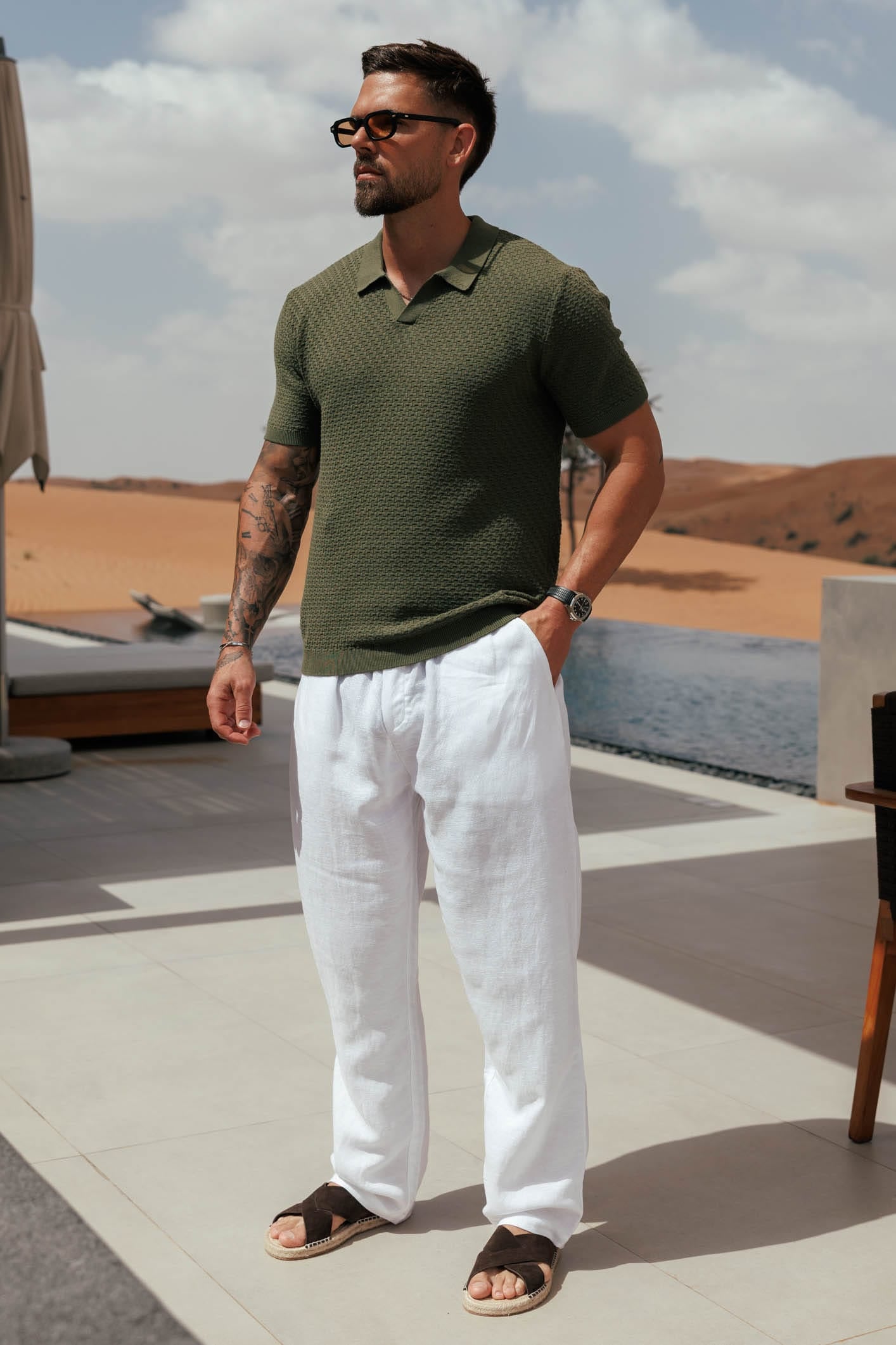 Legend London POLO NOIR POLO - OLIVE
