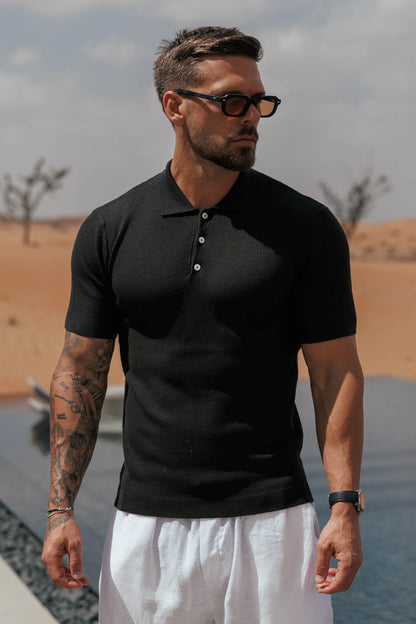 Legend London POLO SANTAL POLO - BLACK