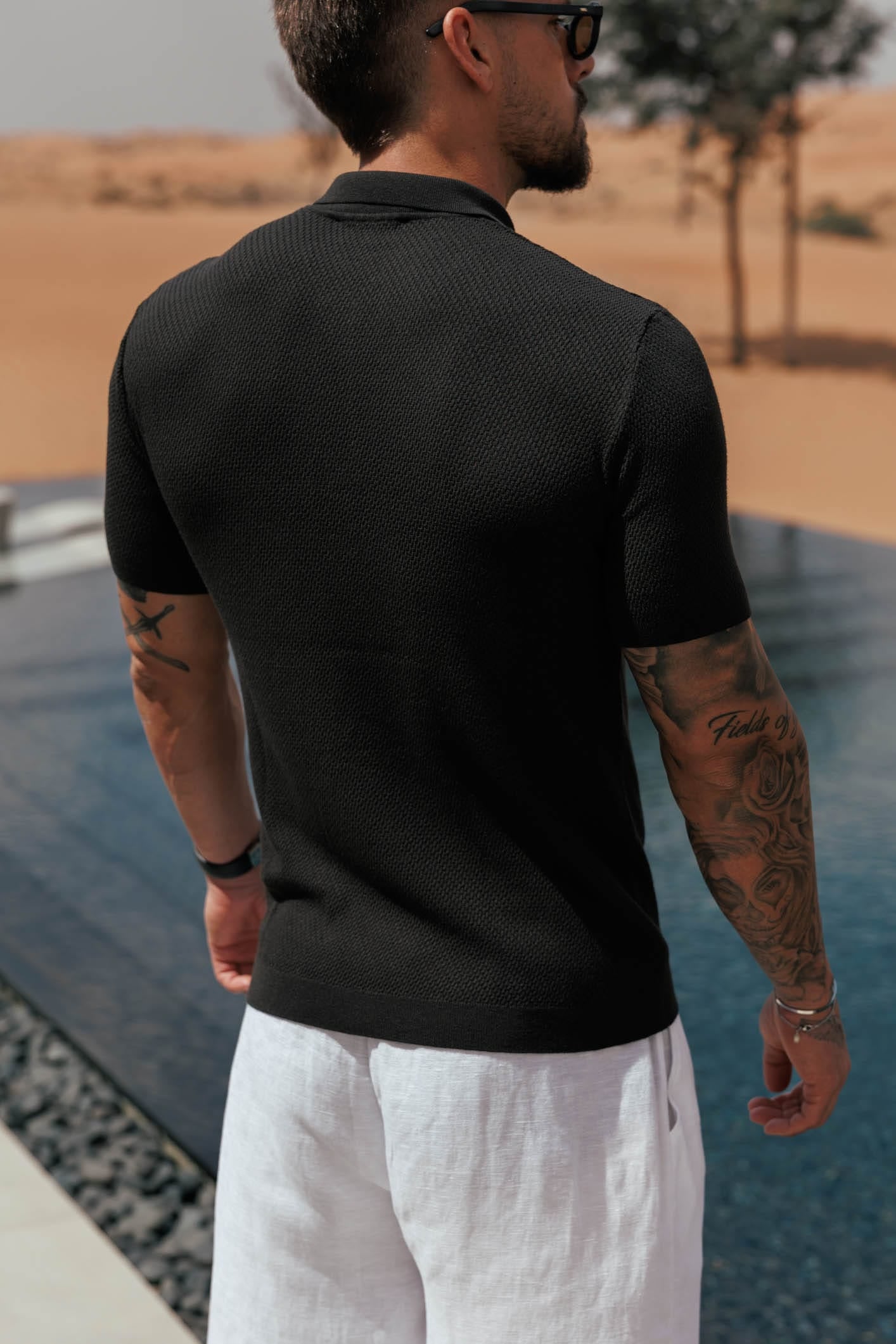 Legend London POLO SANTAL POLO - BLACK