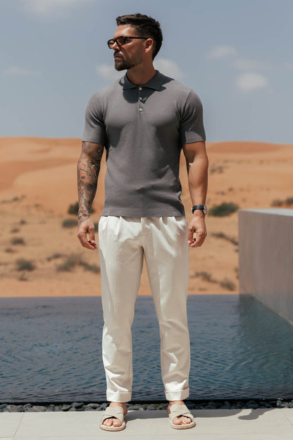 Legend London POLO SANTAL POLO - DARK GREY