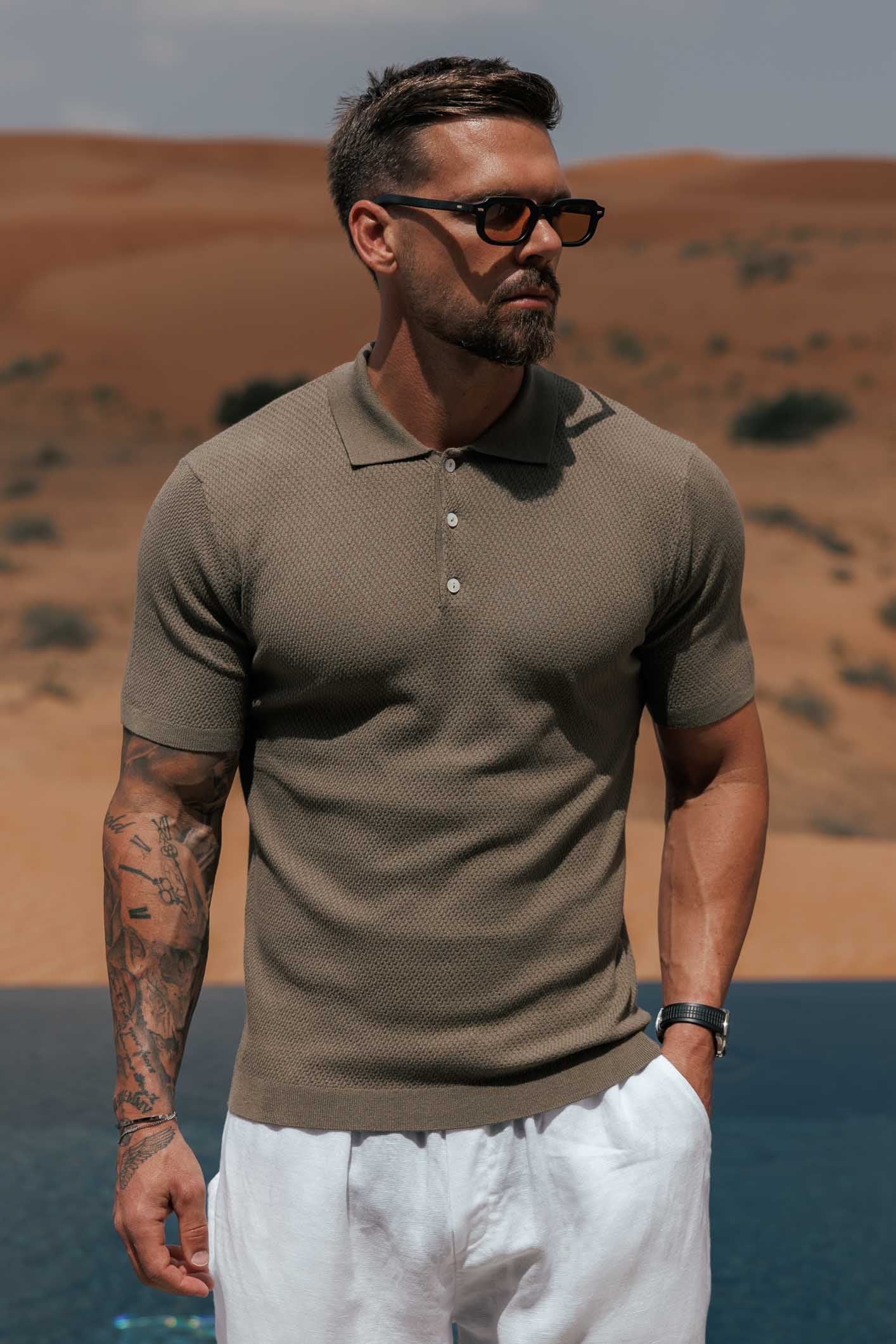 Legend London POLO SANTAL POLO - OLIVE