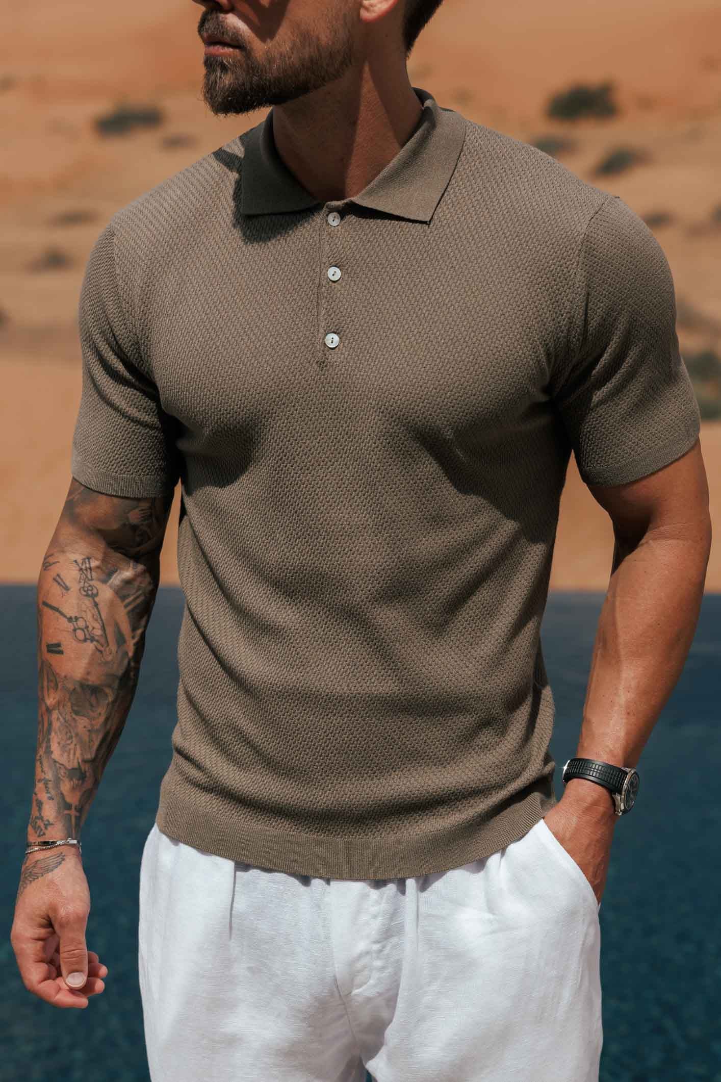 Legend London POLO SANTAL POLO - OLIVE