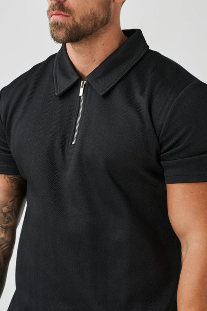 Legend London Polo ZIG ZAG POLO TWIN SET - BLACK