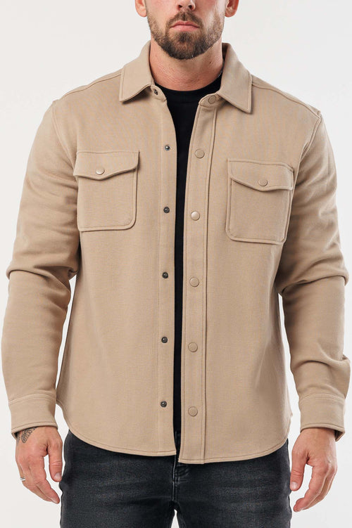 Legend London Shirt OVERSHIRT - BEIGE