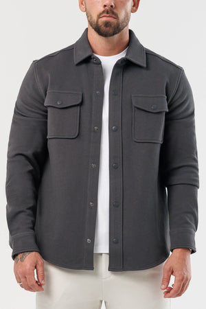Legend London Shirt OVERSHIRT - DARK GREY