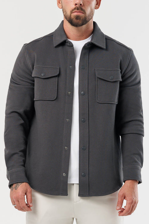 Legend London Shirt OVERSHIRT - DARK GREY