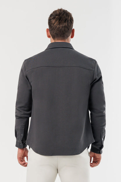 Legend London Shirt OVERSHIRT - DARK GREY