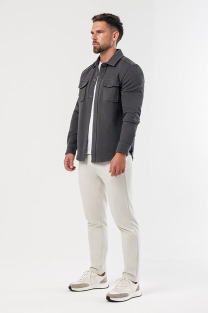 Legend London Shirt OVERSHIRT - DARK GREY
