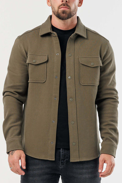 PIQUE-OVERHEMD – BEIGE